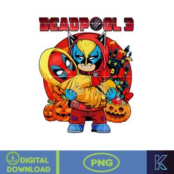 deadpool 3 png, deadpool and wolverine png, cute deadpool 3 png, superhero x-men png