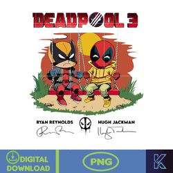 deadpool 3 png, ryan reynolds hugh jackman png, deadpool and wolverine png, cute deadpool 3 png, superhero x-men png