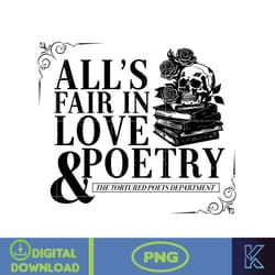 all's fair in love & poetry the tortured poets department png, swiftie the tortured poets department png