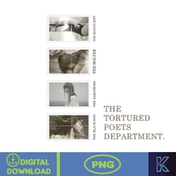 the tortured poets department png, the black png, the albatross png, the bolter png, the manuscript png