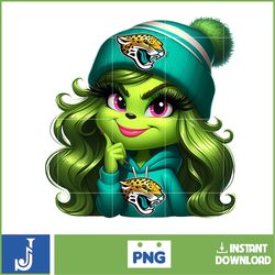 Girl Grinch Football PNG, American Football PNG, Football Mascot Png,Team Football High Quality Png, Football Shirt (17)