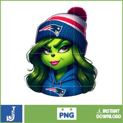 Girl Grinch Football PNG, American Football PNG, Football Mascot Png,Team Football High Quality Png, Football Shirt (9)