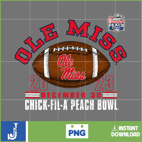 Penn State Nittany Lions Peach Bowl 2023 Football Png, Instant Download (5).jpg