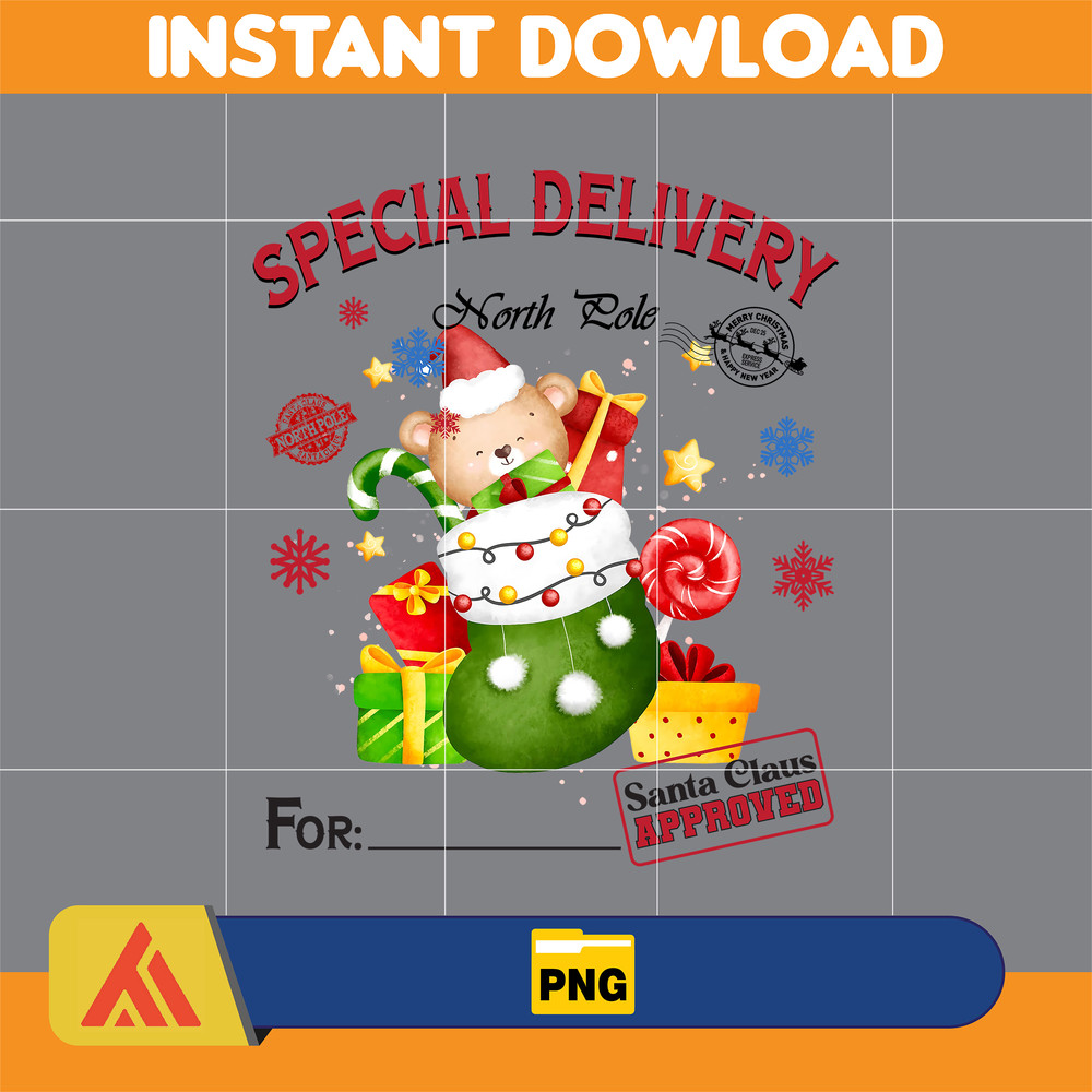 CUSTOM Pink Santa Sack Cartoon Funny Christmas Png, Xmas Tote Bag Png, Pink Christmas Png, Santa Claus Png, Add Kids Name Png (50).jpg