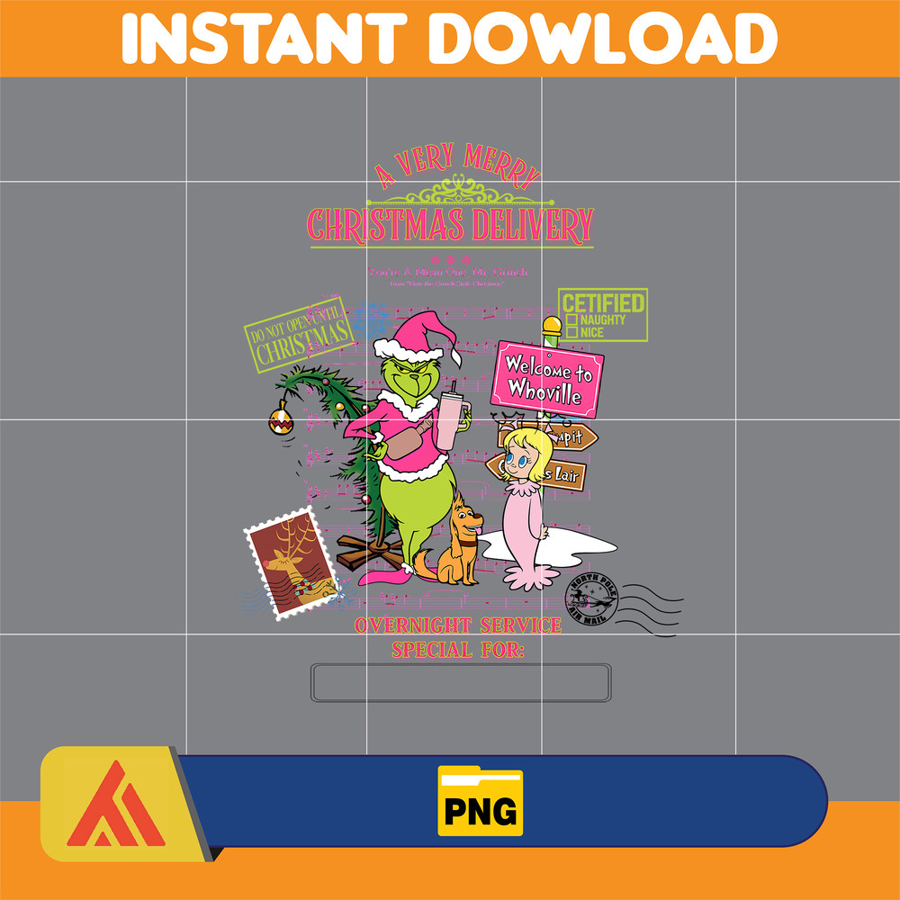 CUSTOM Pink Santa Sack Cartoon Funny Christmas Png, Xmas Tote Bag Png, Pink Christmas Png, Santa Claus Png, Add Kids Name Png (90).jpg