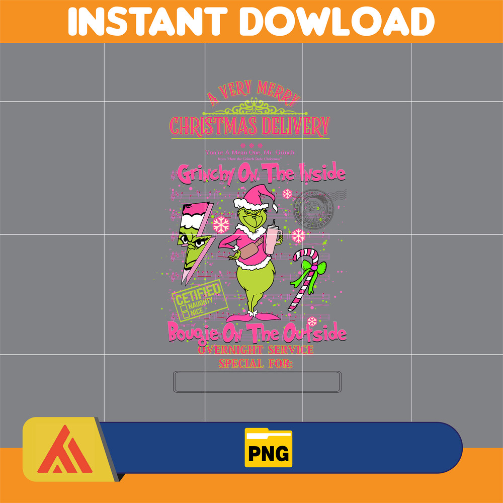 CUSTOM Pink Santa Sack Cartoon Funny Christmas Png, Xmas Tote Bag Png, Pink Christmas Png, Santa Claus Png, Add Kids Name Png (92).jpg