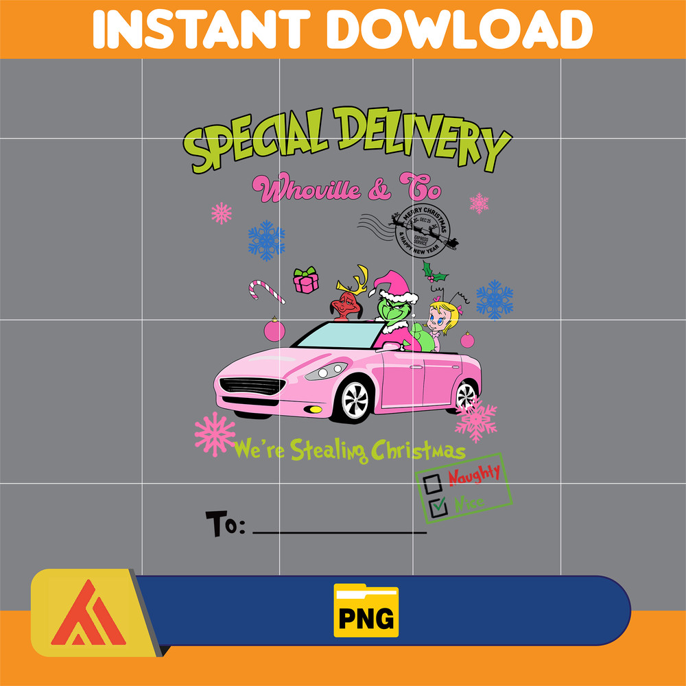 CUSTOM Pink Santa Sack Cartoon Funny Christmas Png, Xmas Tote Bag Png, Pink Christmas Png, Santa Claus Png, Add Kids Name Png (96).jpg