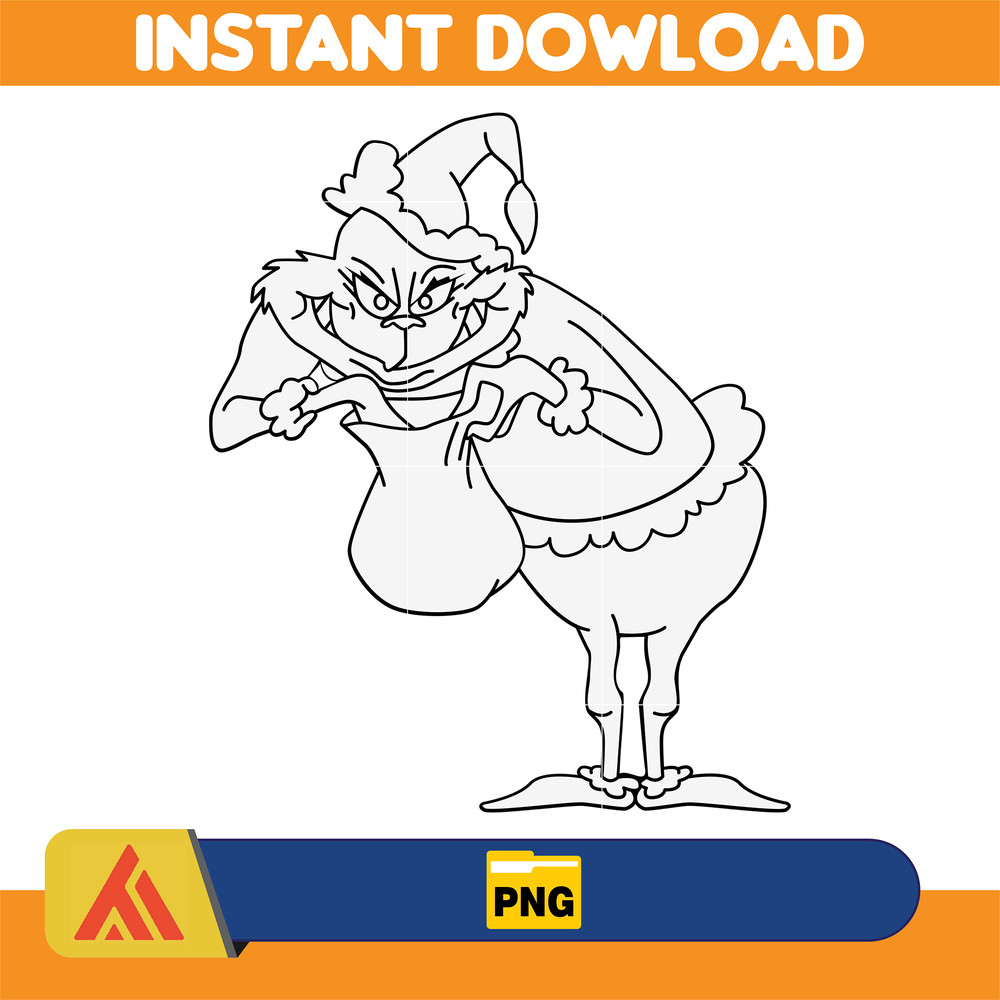 cute baby Grinchy Png, UNIQUE Designs, Grinchy baby Png, Grinch Christmas Png, Files for Cricut & Silhouette Digital File (13).jpg