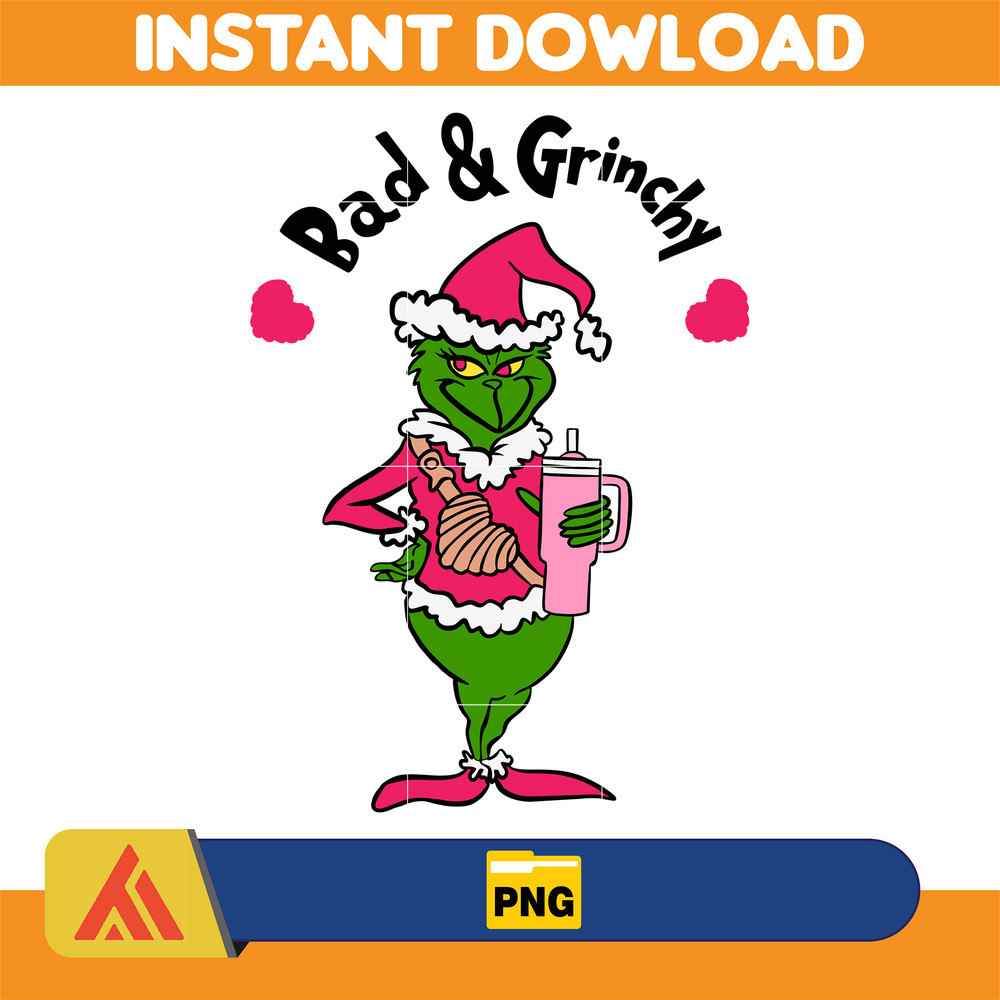 cute baby Grinchy Png, UNIQUE Designs, Grinchy baby Png, Grinch Christmas Png, Files for Cricut & Silhouette Digital File (23).jpg