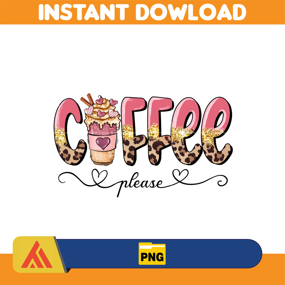 Valentine Coffee Png, Valentine Coffee Png, Valentine Drinks Png, Latte Drink Png, XOXO Png, Coffee Lover (19).jpg