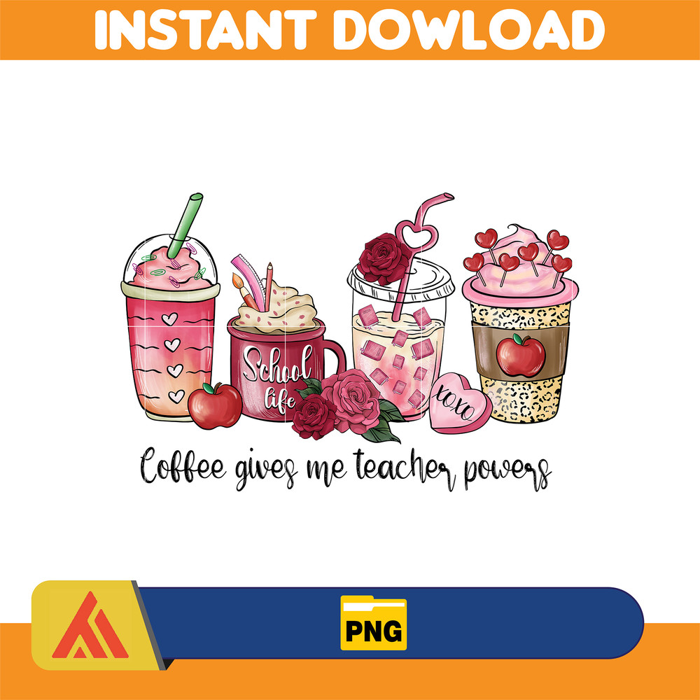 Valentine Coffee Png, Valentine Coffee Png, Valentine Drinks Png, Latte Drink Png, XOXO Png, Coffee Lover (4).jpg