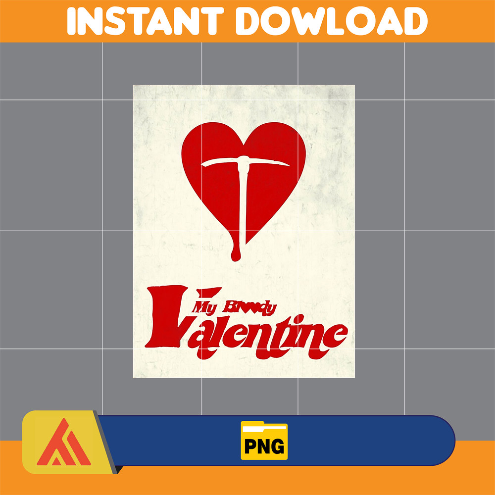 Horror Valentine Png, Valentine Killer Story Png, Be My Valentine Png, Be Mine Character Movie Png, Digital File (3).jpg