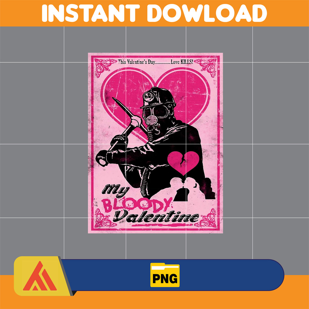 Horror Valentine Png, Valentine Killer Story Png, Be My Valentine Png, Be Mine Character Movie Png, Digital File (7).jpg