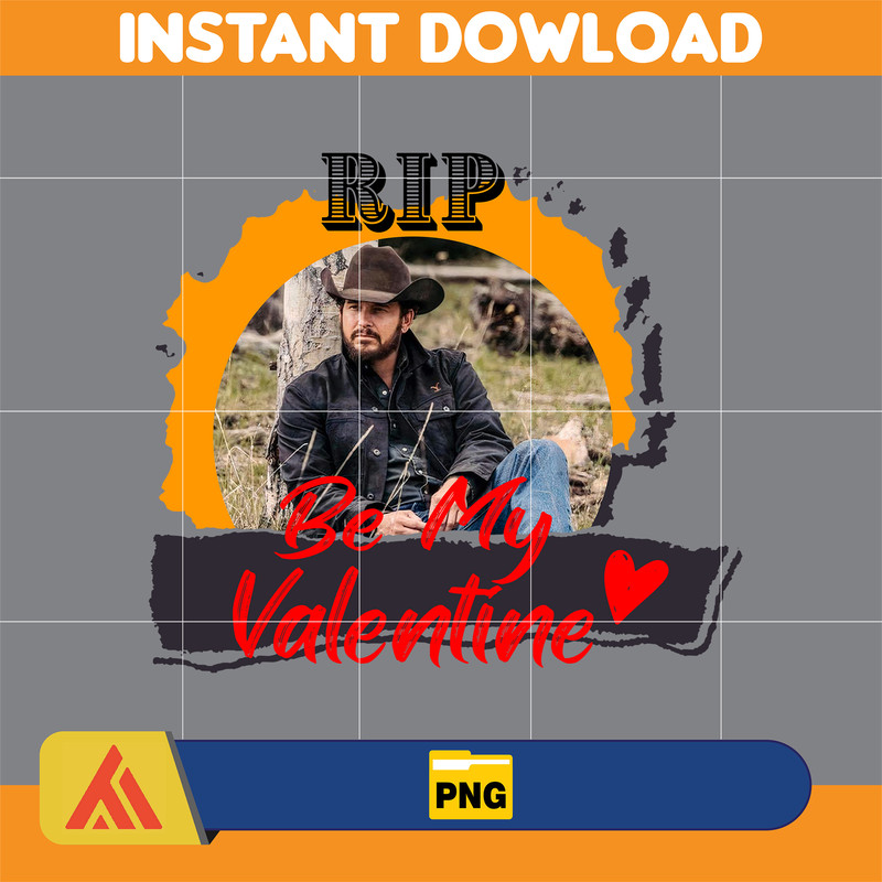 Yellowstone Valentines Sublimation Design, Western Valentine Png, Valentine's Day Png, Instant Dowload (25).jpg