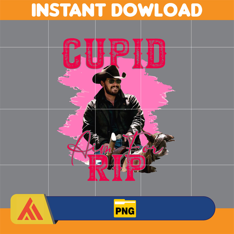 Yellowstone Valentines Sublimation Design, Western Valentine Png, Valentine's Day Png, Instant Dowload (26).jpg