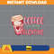 Valentine Coffee Png, Valentine Coffee Png, Valentine Drinks Png, Latte Drink Png, XOXO Png, Coffee Lover, Valentine Sublimation (9).jpg