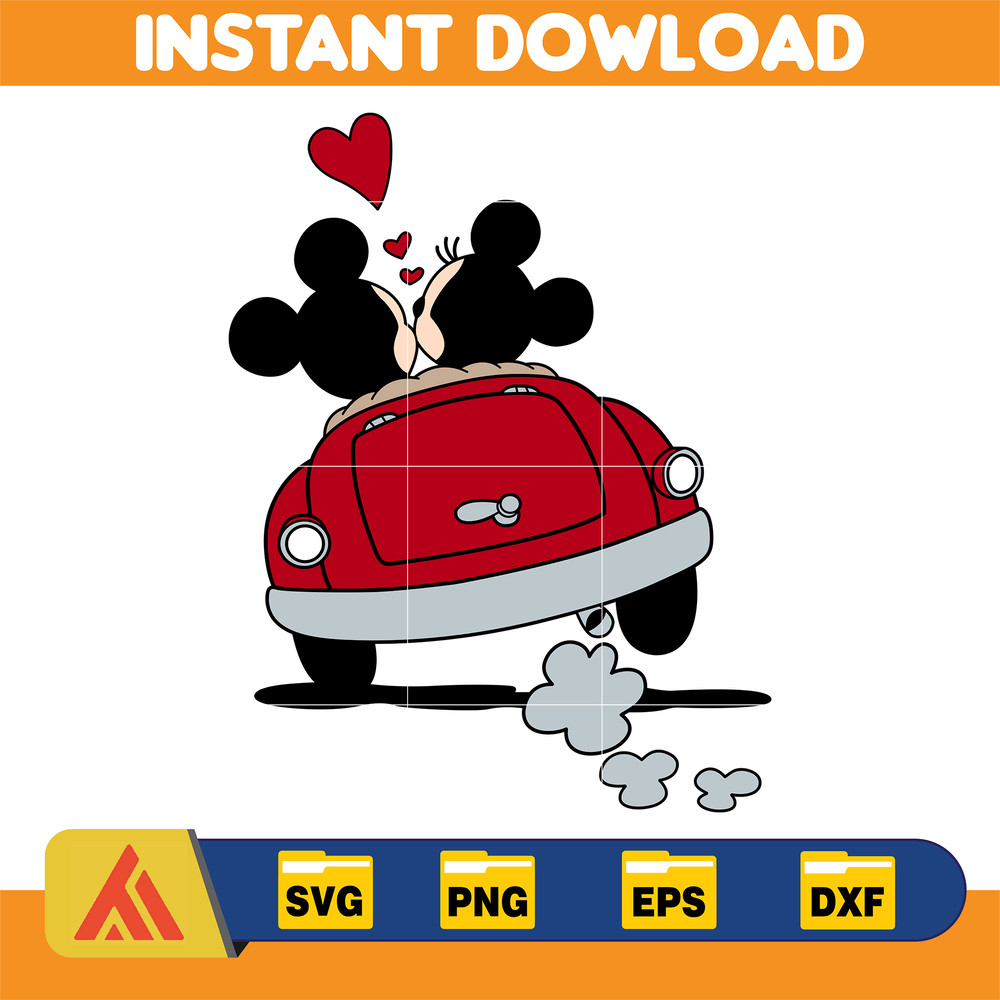 Designs Cartoon Valentine Svg, Be My Valentine Svg, Mouse And Friend Character Movie Svg (1).jpg