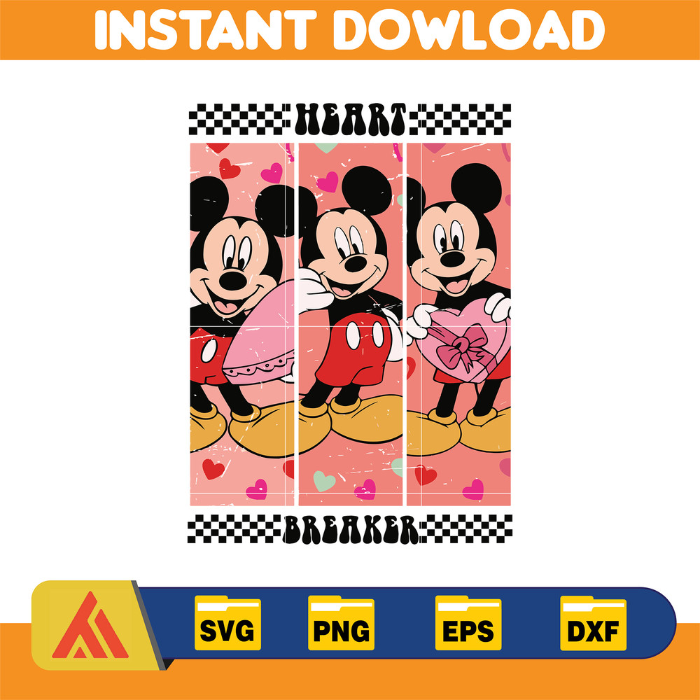 Designs Cartoon Valentine Svg, Be My Valentine Svg, Mouse And Friend Character Movie Svg (13).jpg