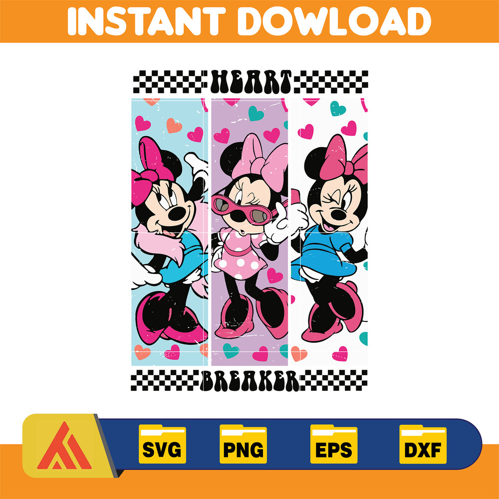 Designs Cartoon Valentine Svg, Be My Valentine Svg, Mouse And Friend Character Movie Svg (29).jpg