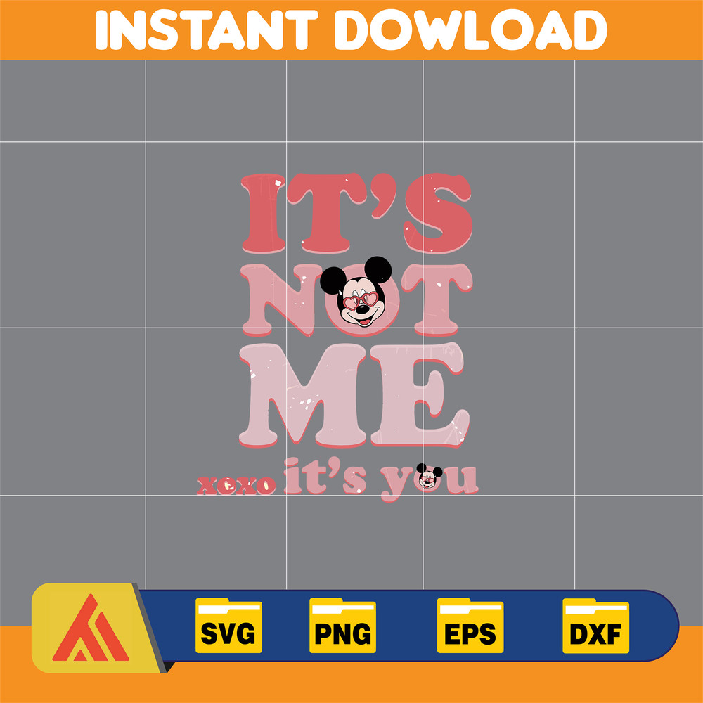 Designs Cartoon Valentine Svg, Be My Valentine Svg, Mouse And Friend Character Movie Svg (36).jpg