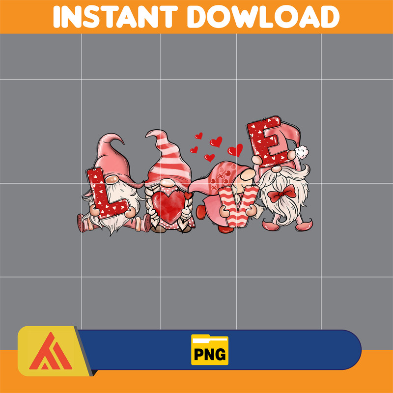 Valentines Day Gnomes Png Sublimation Design, Valentine's Day Gnome Png, Valentines Day Png, Gnome with Heart Png, Love Gnomes Png (13).jpg