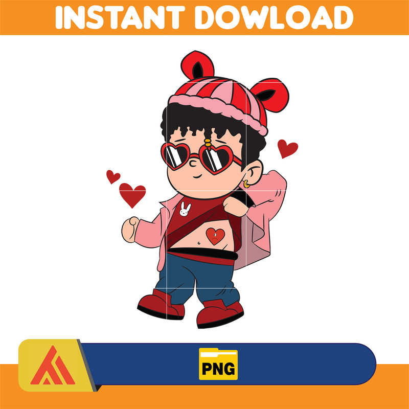 Bad Bunny Valentines Day Png, Benito Png, Un Valentina Sin Ti, Bad Bunny Png, Cricut Png, Valentine's Day Png (14).jpg