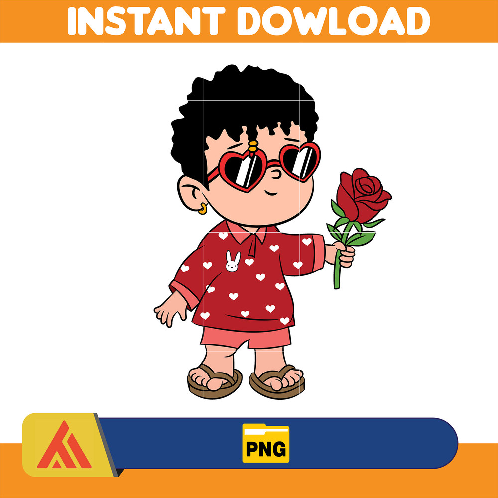 Bad Bunny Valentines Day Png, Benito Png, Un Valentina Sin Ti, Bad Bunny Png, Cricut Png, Valentine's Day Png (16).jpg