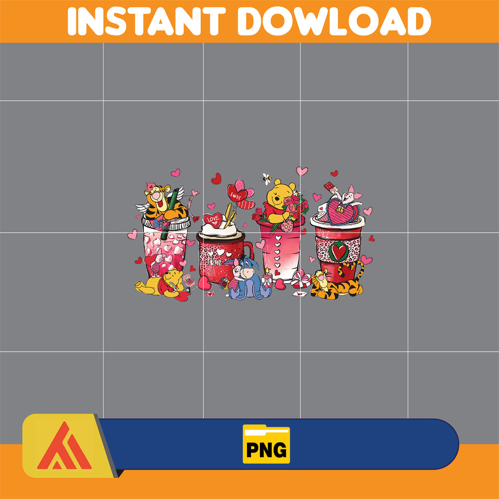 Valentine Coffee Png, Valentine Coffee Png, Valentine Drinks Png, Latte Drink Png, XOXO Png, Coffee Lover, Valentine Digital Download (1).jpg