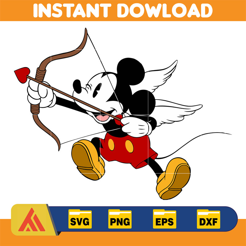 Valentines Day cartoon Svg, Cartoon Valentines Day Svg, Valentines Day Svg for sublimation, Mouse Svg (2).jpg