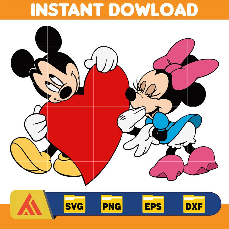 Valentines Day cartoon Svg, Cartoon Valentines Day Svg, Valentines Day Svg for sublimation, Mouse Svg (24).jpg