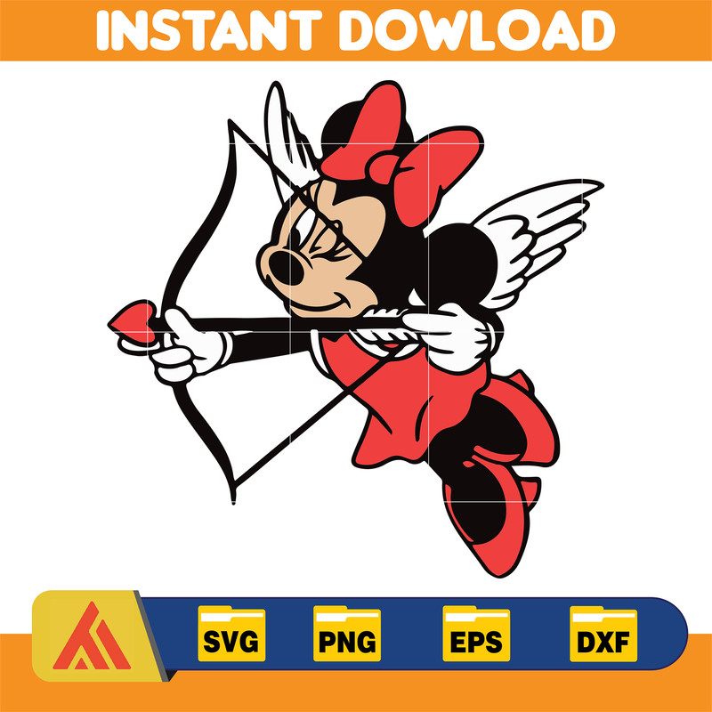 Valentines Day cartoon Svg, Cartoon Valentines Day Svg, Valentines Day Svg for sublimation, Mouse Svg (3).jpg