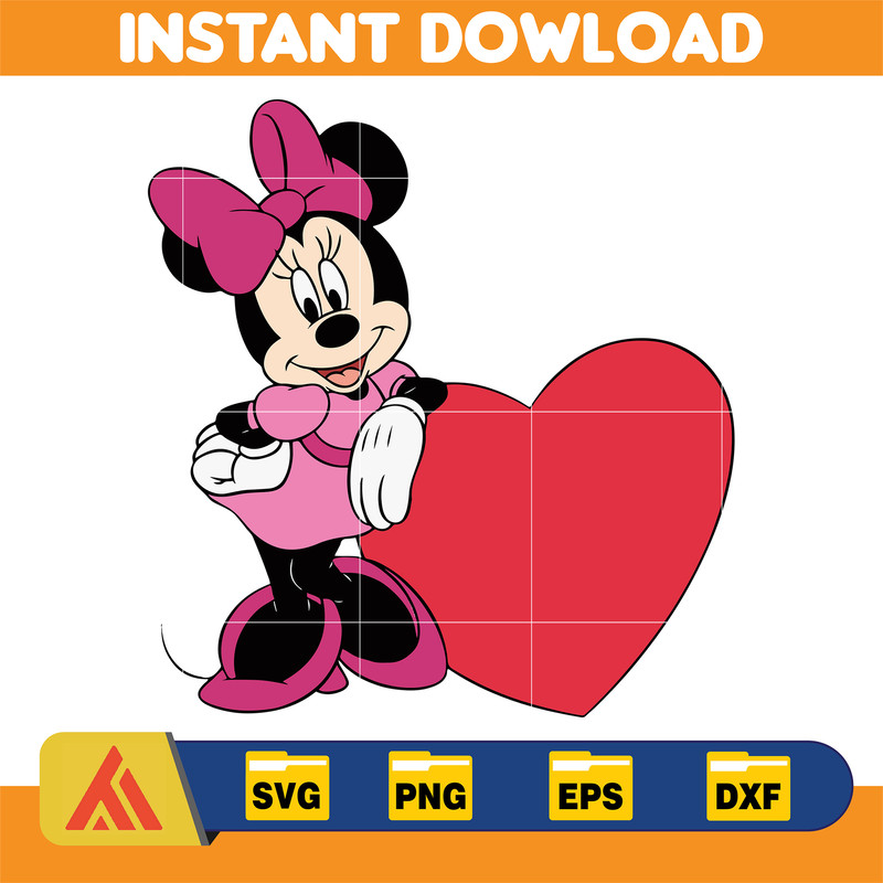 Valentines Day cartoon Svg, Cartoon Valentines Day Svg, Valentines Day Svg for sublimation, Mouse Svg (7).jpg