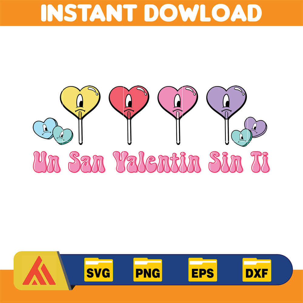 Bad Bunny Valentines Day Svg, Benito Svg, Un Valentina Sin Ti, Bad Bunny Svg, Cricut Svg, Valentine's Day (19).jpg