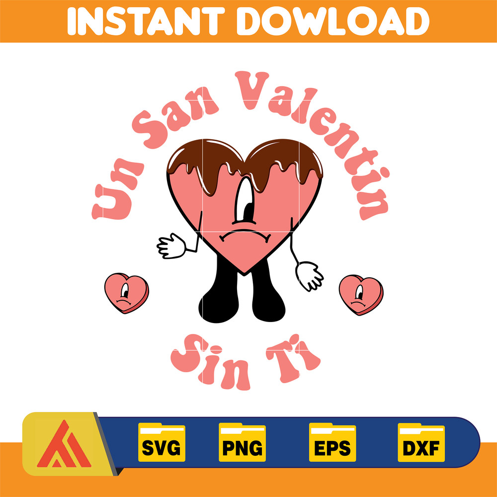 Bad Bunny Valentines Day Svg, Benito Svg, Un Valentina Sin Ti, Bad Bunny Svg, Cricut Svg, Valentine's Day (9).jpg