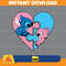 Stitcth Valentine Png, Stitch Png, Cartoon Png, Blue Alien, Valentine Png, Instant Download (15).jpg