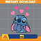 Stitcth Valentine Png, Stitch Png, Cartoon Png, Blue Alien, Valentine Png, Instant Download (19).jpg