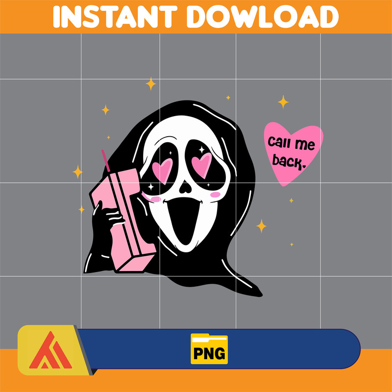 Ghostface Horror Valentine PNG, Valentine's Day Horror Character, Horror Valentine Png, Valentine's Day Png (5).jpg