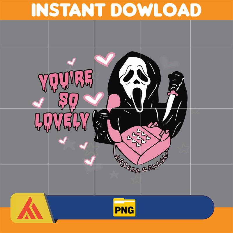Ghostface Horror Valentine PNG, Valentine's Day Horror Character, Horror Valentine Png, Valentine's Day Png (9).jpg