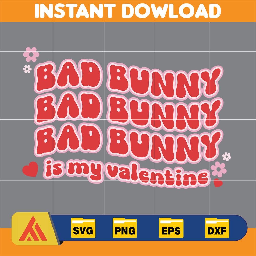 Bad Bunny Valentines Day Svg, Benito Svg, Un Valentina Sin Ti, Bad Bunny Png, Cricut Svg, Valentine's Day Svg (1).jpg