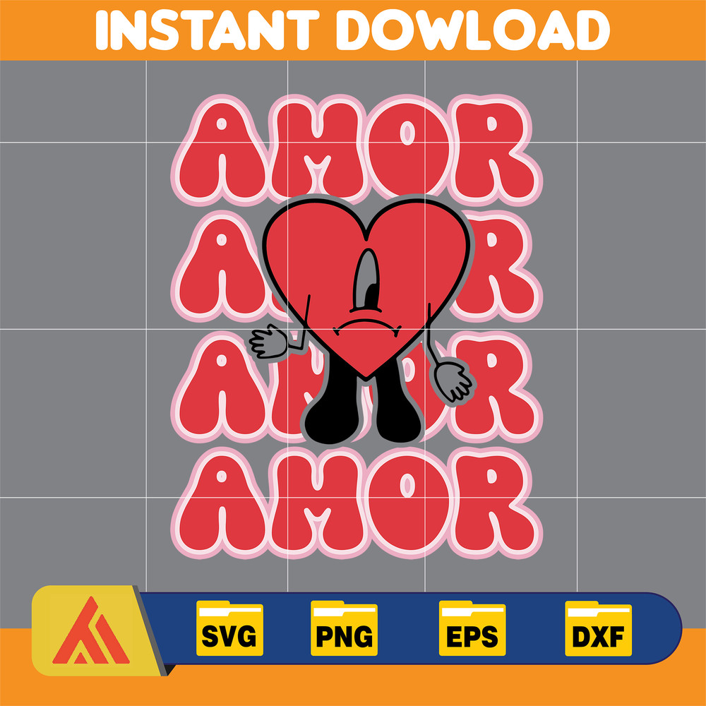 Bad Bunny Valentines Day Svg, Benito Svg, Un Valentina Sin Ti, Bad Bunny Png, Cricut Svg, Valentine's Day Svg (2).jpg