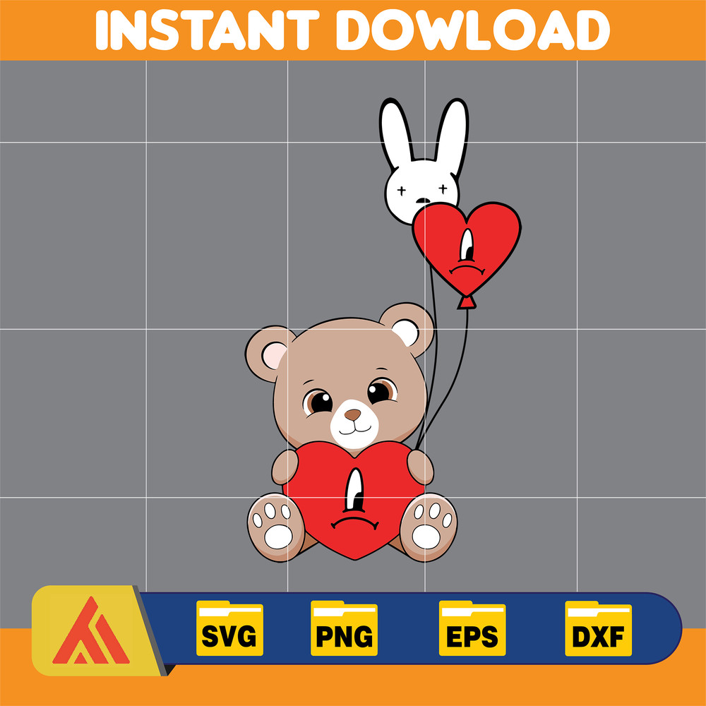 Bad Bunny Valentines Day Svg, Benito Svg, Un Valentina Sin Ti, Bad Bunny Png, Cricut Svg, Valentine's Day Svg (3).jpg
