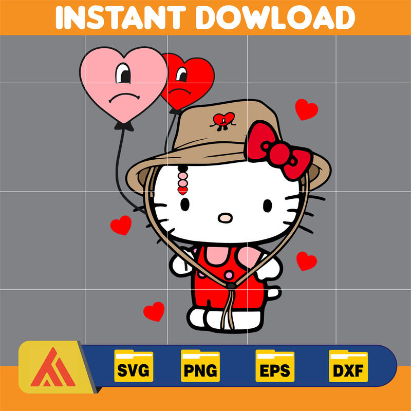 Hello Cats Valentine Svg, Valentines Day Kitty Svg Svg, Kawaii Kitty Svg, Valentines Day Svg (14).jpg