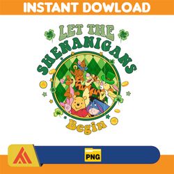 winnie the pood patrick's day png, winnie the pooh happy st patricks day svg, saint patricks day svg, shamrock svg