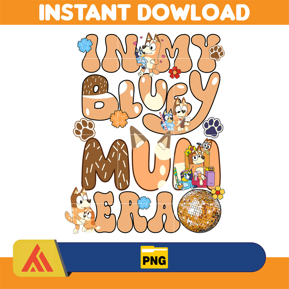 Bluey Mum Png, Bluey Mama Bluey Vater Png, Muttertag Png, Vatertag Png, Bluey Hundemama,, Papa Png, Mama Png, Instant Download.jpg