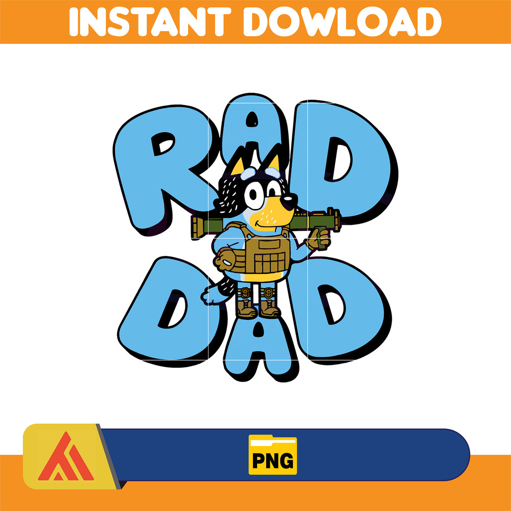 Rad Dad Png, Bluey Mama Bluey Vater Png, Muttertag Png, Vatertag Png, Bluey Hundemama,, Papa Png, Mama Png, Instant Download.jpg