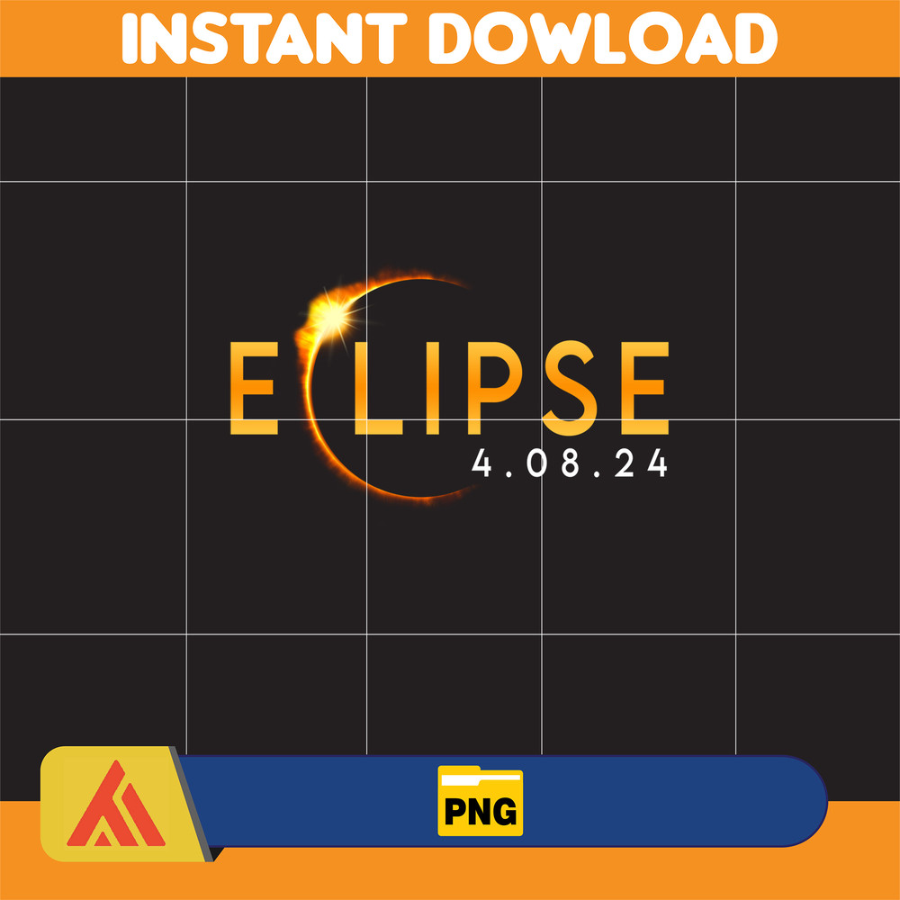 America Totality 04.08.24 Total Solar Eclipse 2024 png, Hiding Moon png, April 8th 2024 Png, Sublimation Designs, Instant Download.jpg