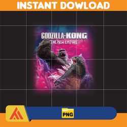 godzilla x kong the new empire 2024 png, godzilla x kong png, godzilla movie png, godzilla movie 2024 png.