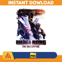 godzilla x kong the new empire 2024 png, godzilla x kong png, godzilla movie png. godzilla movie 2024 png