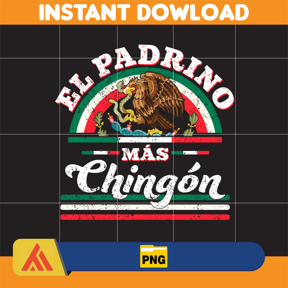 El Padrino Más Chingón Png, Dia Del Padre Png, Funny Spanish Papá Png, Father's Day Png, Eres Mi Heroe Png, Gift For Dad.jpg