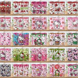 inflated pink christmas 20oz skinny tumbler, christmas movies, cat png, cartoon tumbler wrap, cafecito y chisme coffee 3